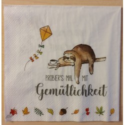 Servietten Probiers mal mit Gemütlichkeit