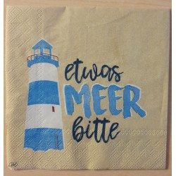 Servietten etwas Meer bitte beige