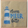 Servietten etwas Meer bitte beige