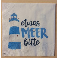 Servietten etwas Meer bitte weiss
