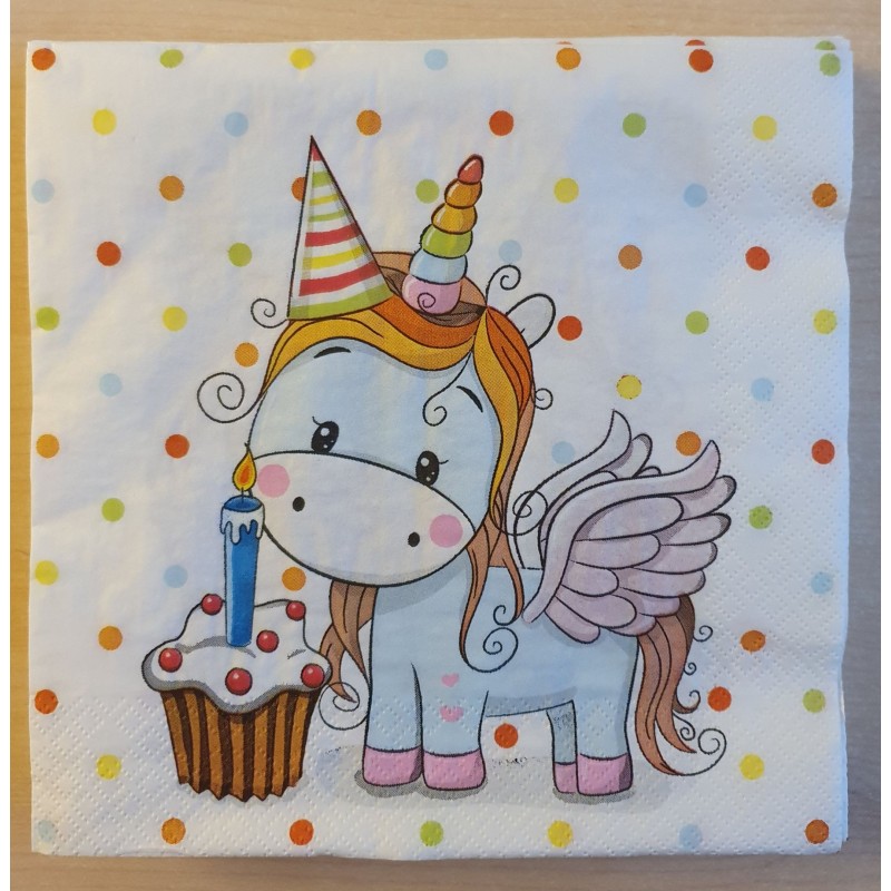 Servietten Einhorn