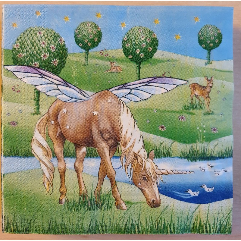 Servietten Einhorn