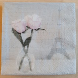 Servietten Rosen