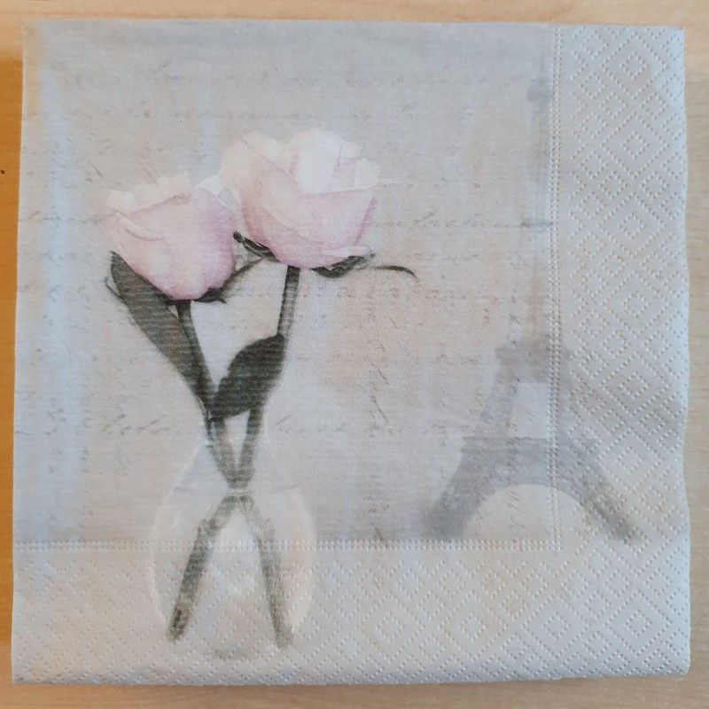 Servietten Rosen