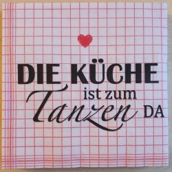 Servietten Die Küche ist...