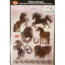 Clear-Stamps Pferde