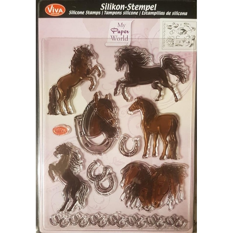 Clear-Stamps Pferde