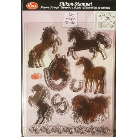 Clear-Stamps Pferde