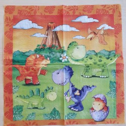 Servietten Dinosaurier