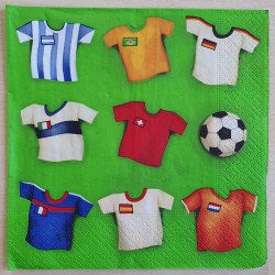 Servietten Fussball-Trikots