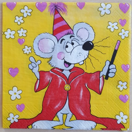 Servietten Zaubermaus