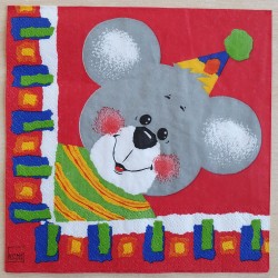 Servietten Clown-Maus