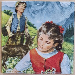 Servietten Heidi und Peter