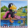 Servietten Rabe Socke