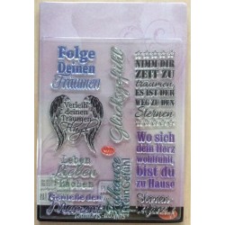Clear-Stamps Sprüche 1