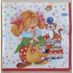 Servietten Clown