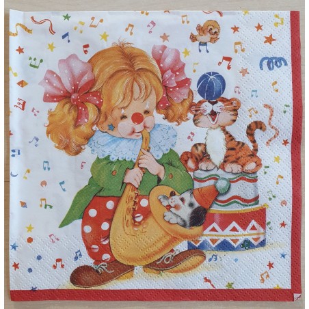 Servietten Clown