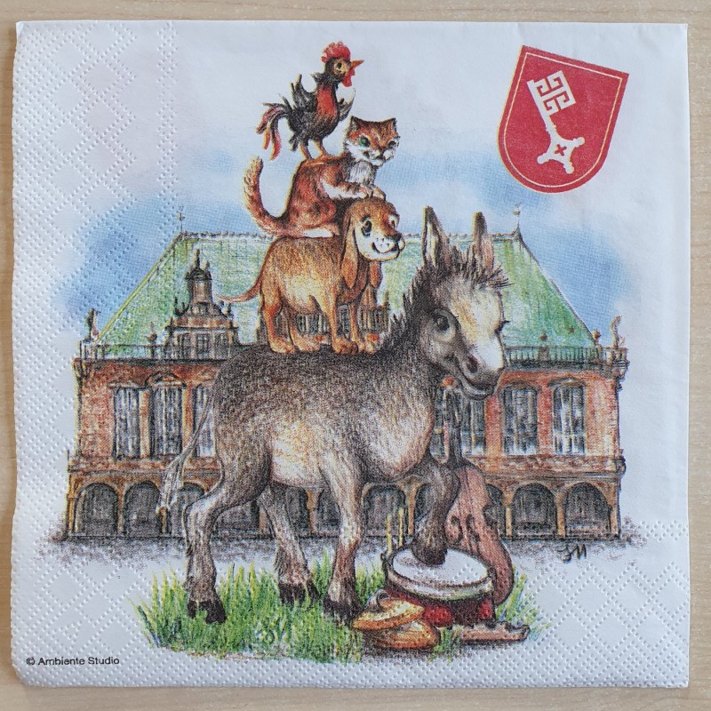 Servietten Bremerstadt-Musikanten