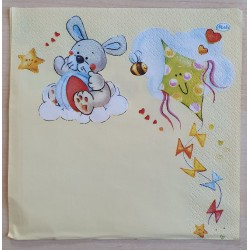 Servietten Baby mit Mond