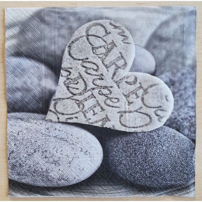Servietten Steine Carpe Diem