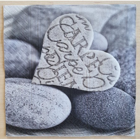 Servietten Steine Carpe Diem