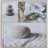 Servietten Steine/Orchidee