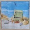 Servietten Strandkorb
