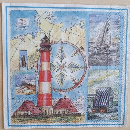 Servietten Leuchtturm