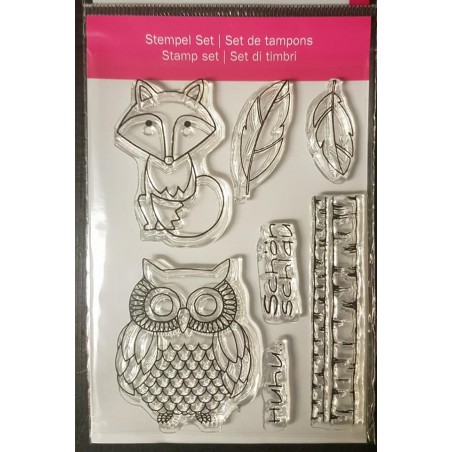 Clear-Stamps Fuchs/Eule
