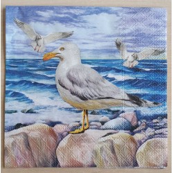 Servietten Möwe