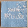 Servietten You're blau