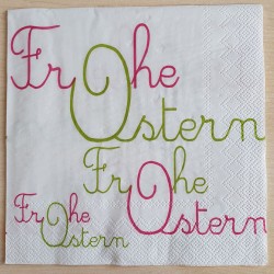 Servietten Frohe Ostern