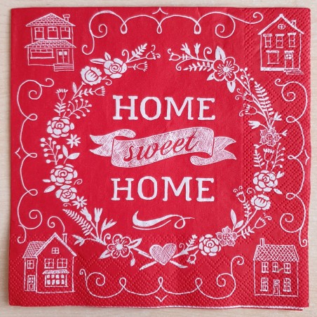 Servietten Home sweet Home