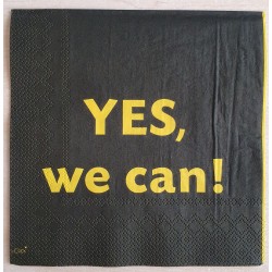 Servietten Yes we can