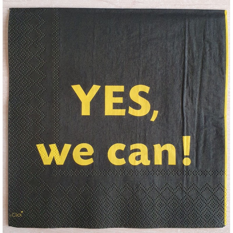 Servietten Yes we can