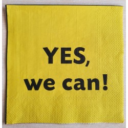 Servietten Yes we can