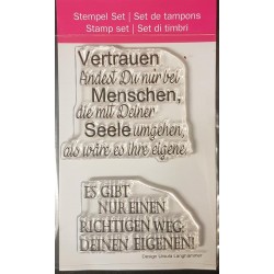 Clear-Stamps Sprüche Weisheit 1