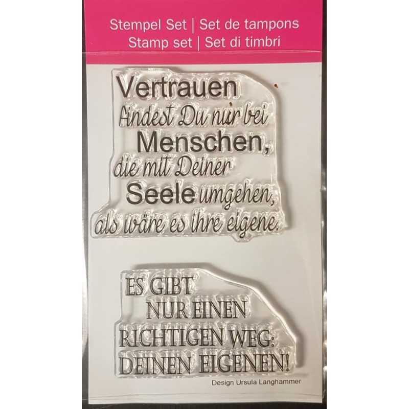Clear-Stamps Sprüche Weisheit 1