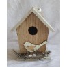 Vogelhäuschen Holz braun