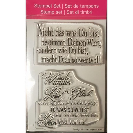 Clear-Stamps Sprüche Weisheit 3