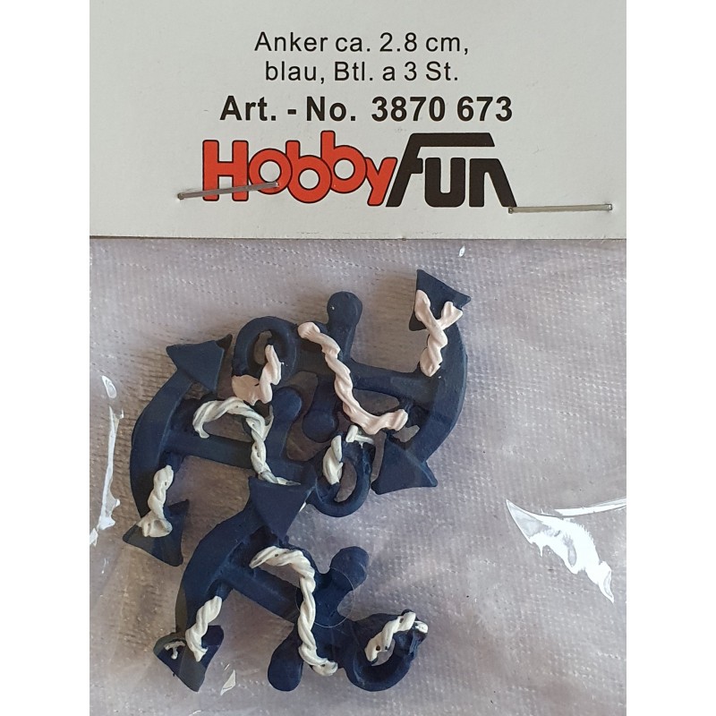 Anker Polyresin blau