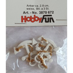Anker Polyresin weiss
