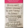 Clear-Stamps Sprüche Schokolade 2
