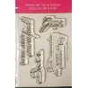 Clear-Stamps Sprüche Wunsch/Grüsse