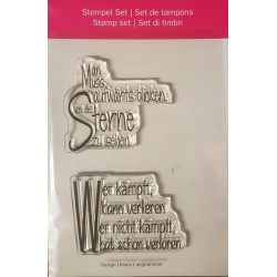 Clear-Stamps Sprüche Weisheit 4