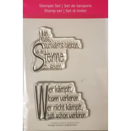 Clear-Stamps Sprüche Weisheit 4