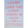 Schablone Lachen, Leben...