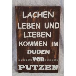 Schablone Lachen, Leben...