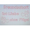 Schablone Freundschaft....
