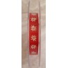 Dekoband Edelweiss rot